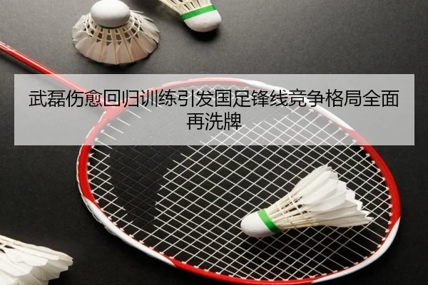 武磊伤愈回归训练引发国足锋线竞争格局全面再洗牌